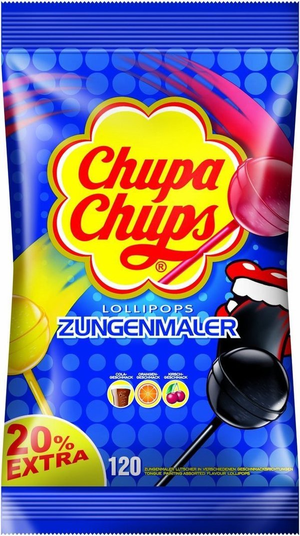 Chupa Chups Lutscher Zungenmaler 120er