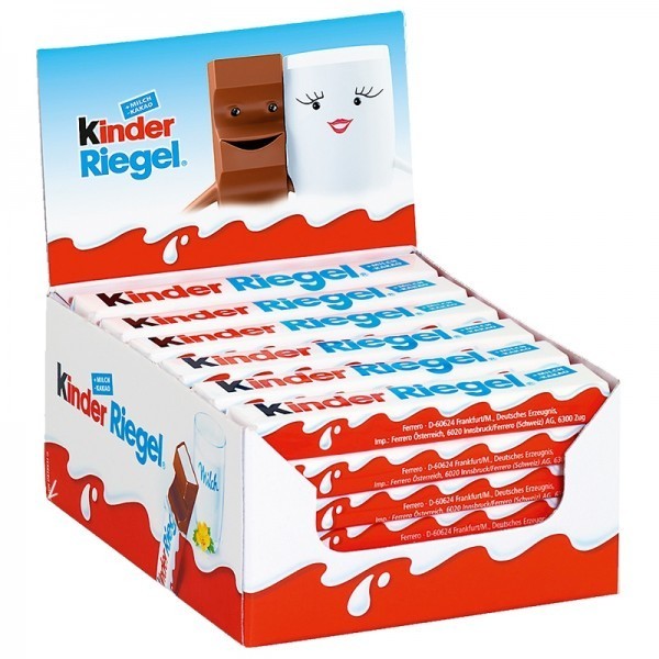 Ferrero Kinder Riegel 36 Stück im Karton
