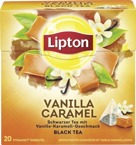 Lipton Schwarzer Tee Vanille Caramel Karamell
