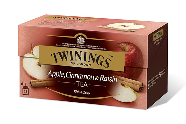 Twinings Schwarzer Tee Apfel Zimt Rosine