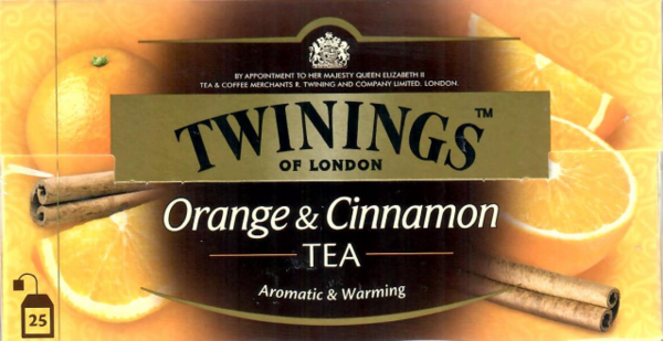 Twinings Schwarzer Tee Orange Zimt