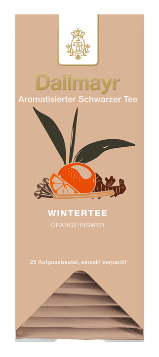 Dallmayr Schwarzer Tee Wintertee Orange Ingwer