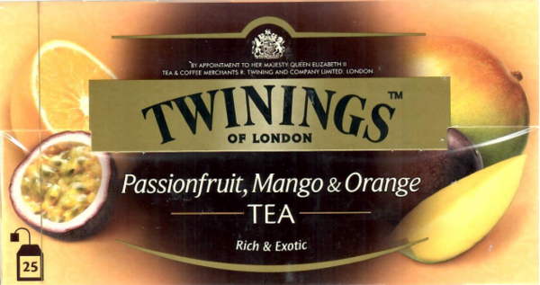 Twinings Schwarzer Tee Mango Orange Passionfruit