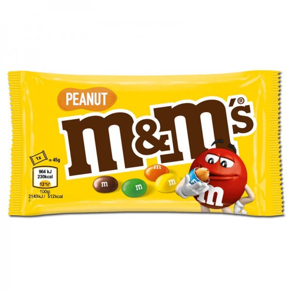 M&M Peanut Erdnuss 45g