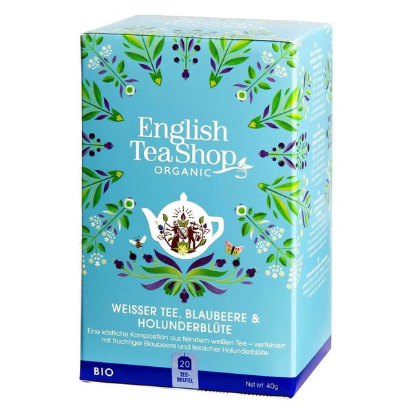 English Tea Shop Weisser Tee Blaubeere & Holunderblüte