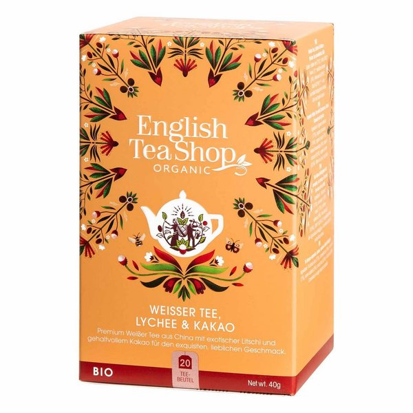 English Tee Shop Weißer Tee Lychee & Kakao