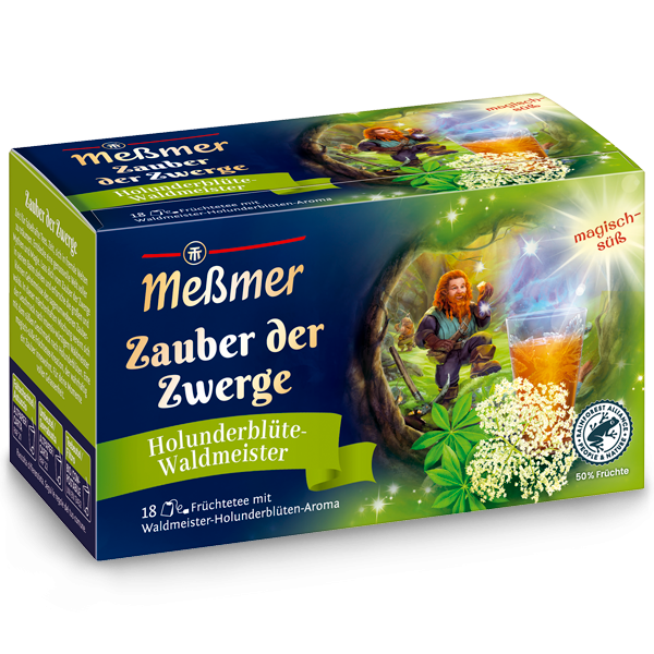 Meßmer Tee Holunderblüten Waldmeister Zauber der Zwerge