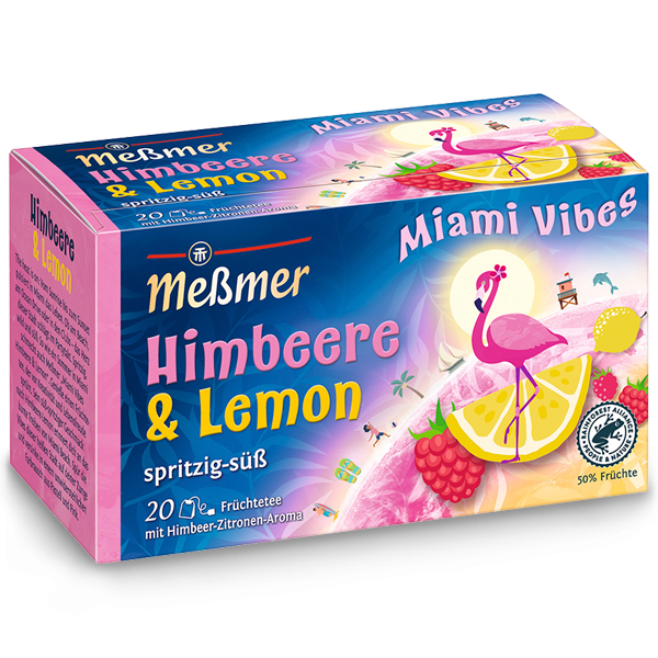 Meßmer Tee Himbeere Lemon Miami Vibes