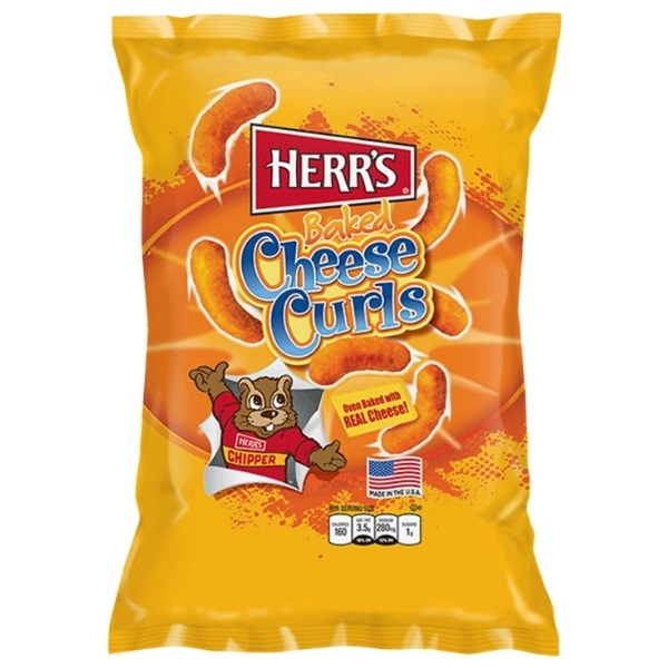 Herr's Baked Cheese Curls 198g