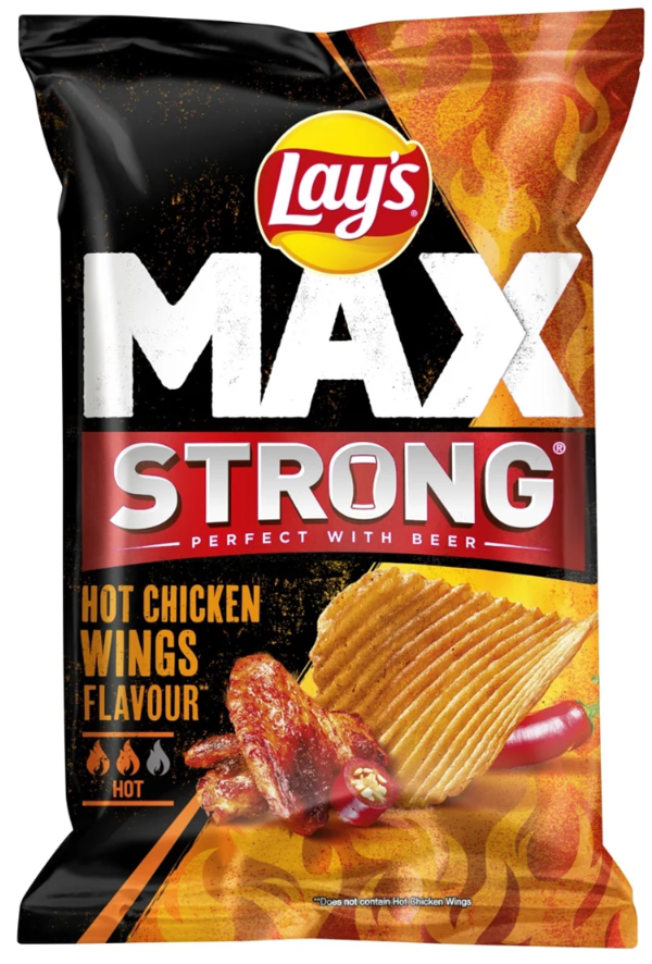 Lays MAX Chips Strong Hot Chicken Wings 150g