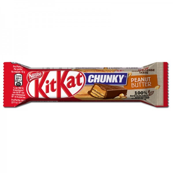Nestle KitKat Chunky Peanut Butter Schokoriegel 1 Stück