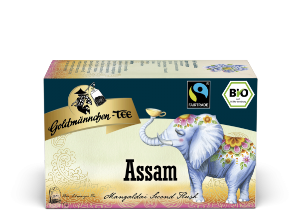 Goldmännchen Tee Schwarzer Tee Assam Mangaldai