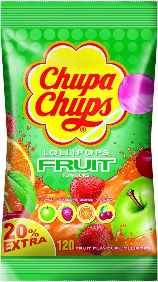 Chupa Chups Frucht Lollipops 120er